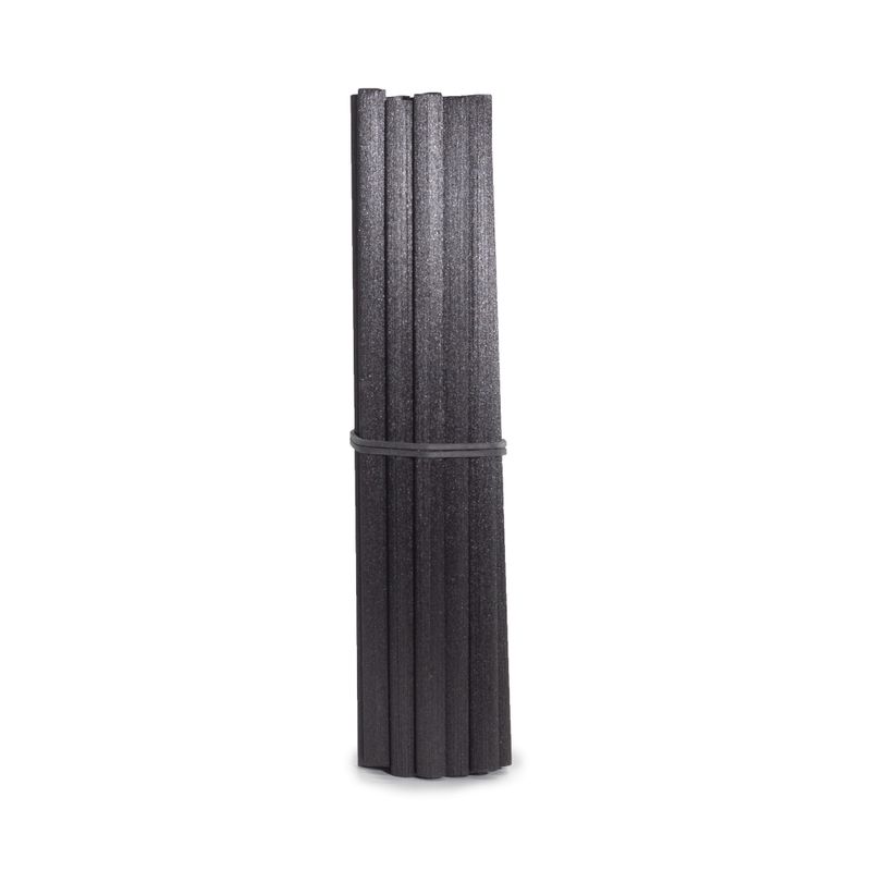 Zväzok 8 mm x 18 cm – (približne 20) – Čierne Hrubé Vláknové Tyčinky