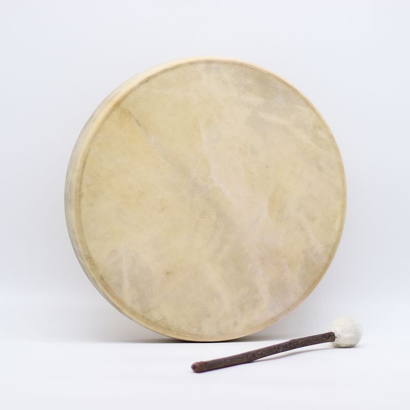 Duch Orla - Šamanský Bubon a Palička - Laditeľný - 40 cm
