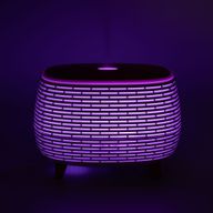 Futuristický Rebrovaný Aromaterapeutický Difuzér - USB - Zmena Farby - Diaľkový Ovládač