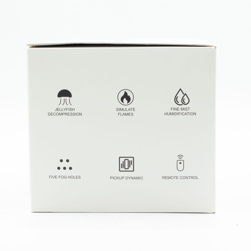 Aromaterapeutický Difuzér - Efekt Tancujúcich Medúz - USB - Zmena Farieb - Diaľkové Ovládanie