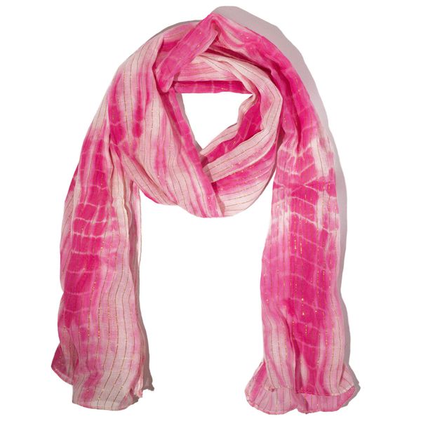 Nomad Sari - Letná Šatka - 180x50cm - Party Shine - Ružová