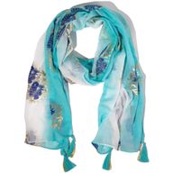 Nomad Sari - Letná Šatka -  180x50cm - Ryba - Tyrkysová