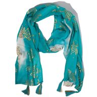 Nomad Sari - Letná Šatka -  180x50cm - Korytnačka - Tyrkysová