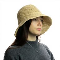 Nomad Sari Floppy Slamový slnečný klobúk - prírodná béžová