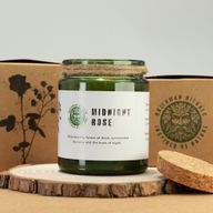 Woodwick sójová sviečka - Polnočná ruža