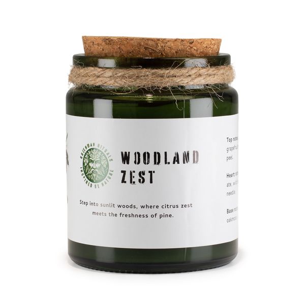 Woodwick sojová sviečka - Lesná Sviežosť