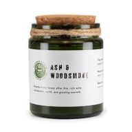 Woodwick sojová sviečka - Popol a dym zo dreva