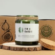 Woodwick sójová sviečka - Drvené Figy a Čierna Ríbezľa