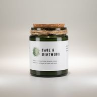Woodwick sojová sviečka - Šalvia a Mätové Drevo
