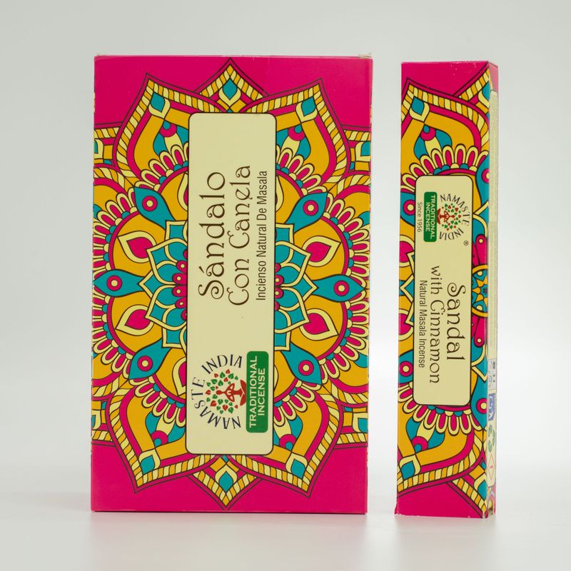 Namaste Mandala Masala Incense - Santalové Drevo a Škorica