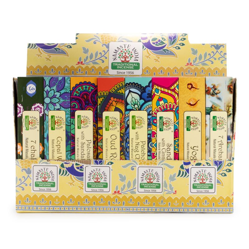 Vonné Tyčinky Namaste Mandala Masala - Štartovací Balíček (Vôňa 6x8) (09-16)