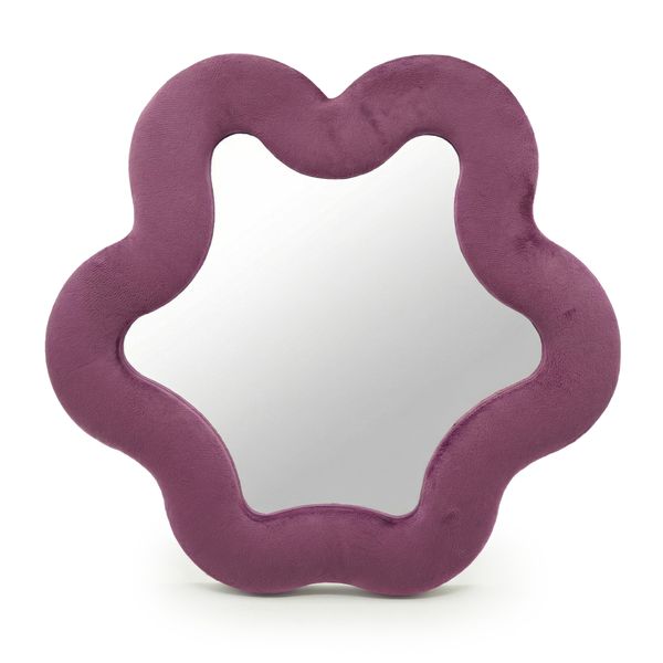 Mäkké Vlnité Zrkadlá – Hviezda – Staroružová – 33 × 23,1 × 2,3 cm