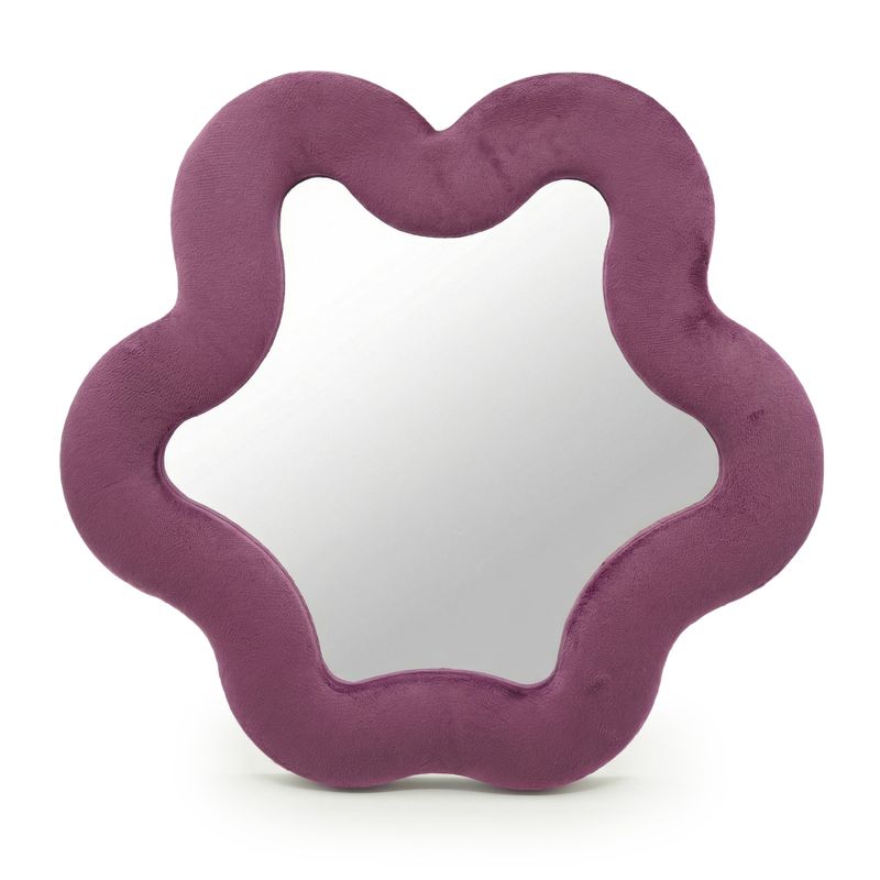 Mäkké Vlnité Zrkadlá – Hviezda – Staroružová – 33 × 23,1 × 2,3 cm