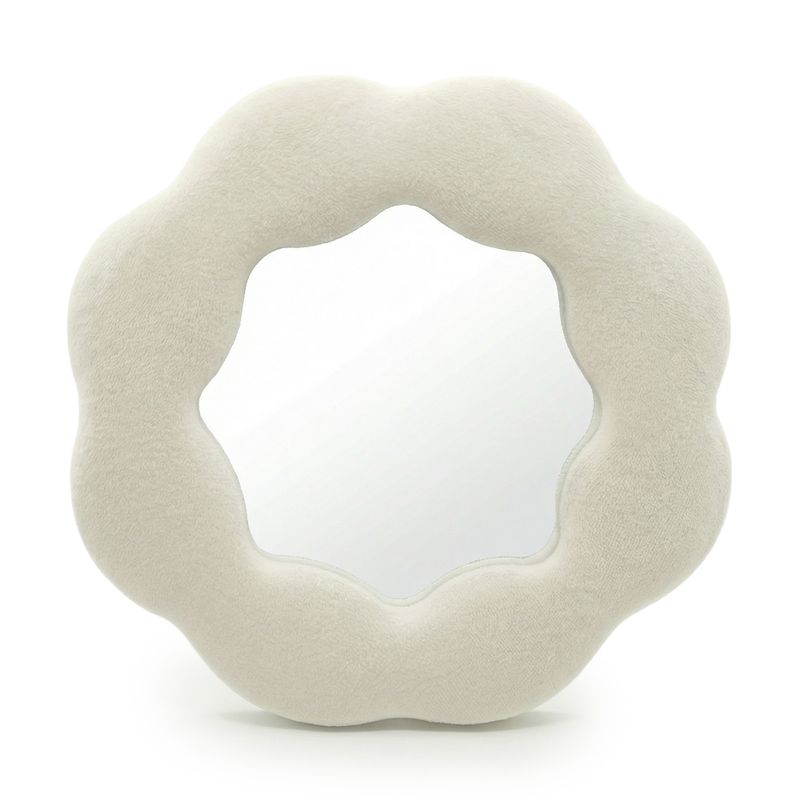 Mäkké Vlnité Zrkadlá – Kvet – Kamenná – 25,4 × 25,4 × 2,3 cm