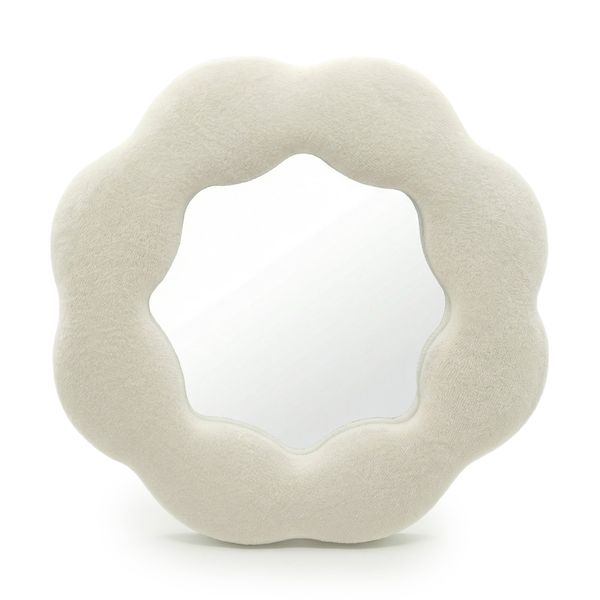 Mäkké Vlnité Zrkadlá – Kvet – Kamenná – 25,4 × 25,4 × 2,3 cm