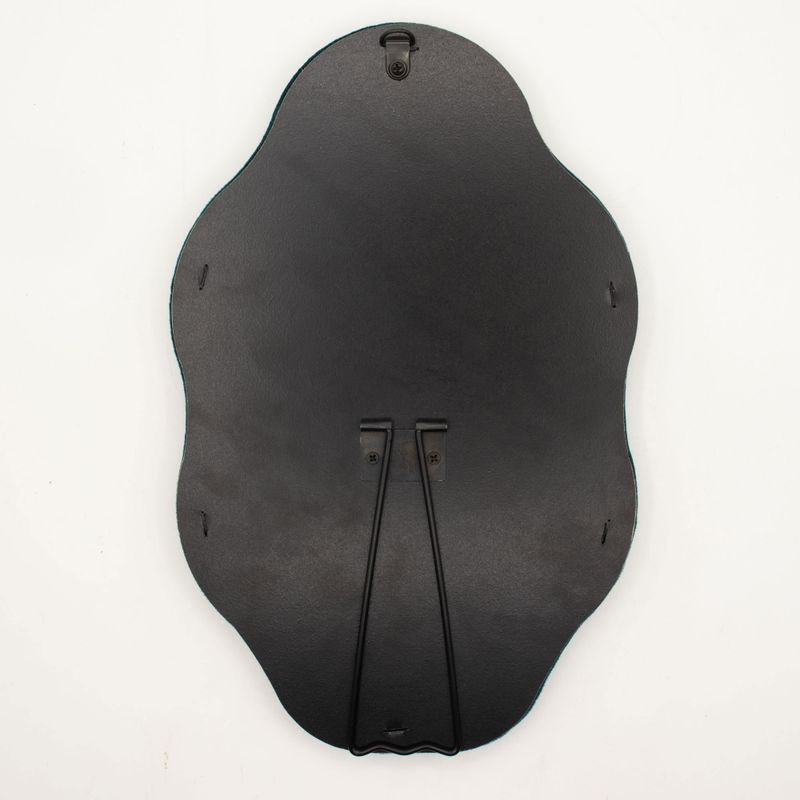 Mäkké Vlnité Zrkadlá – Oválny Kamienok – Kráľovská Petrolejová – 20,5 × 32,5 × 2,3 cm