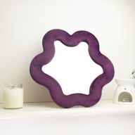Mäkké Vlnité Zrkadlá – Hviezda – Staroružová – 33 × 23,1 × 2,3 cm