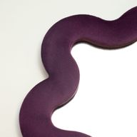 Mäkké Vlnité Zrkadlá – Hviezda – Staroružová – 33 × 23,1 × 2,3 cm