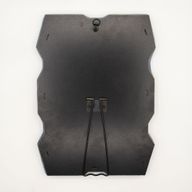 Mäkké Vlnité Zrkadlá – Hrubý Rám – Kráľovská Modrá – 30,5 × 22,5 × 2,3 cm
