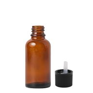 30 ml ambrózna sklenená fľaša s kvapátkom a uzáverom s detskou poistkou