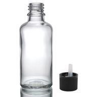 100ml Číra Sklenená Fľaška s Uzáverom s Detskou Poistkou