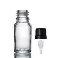 10ml Číra Sklenená Fľaška s Kvapkadlom