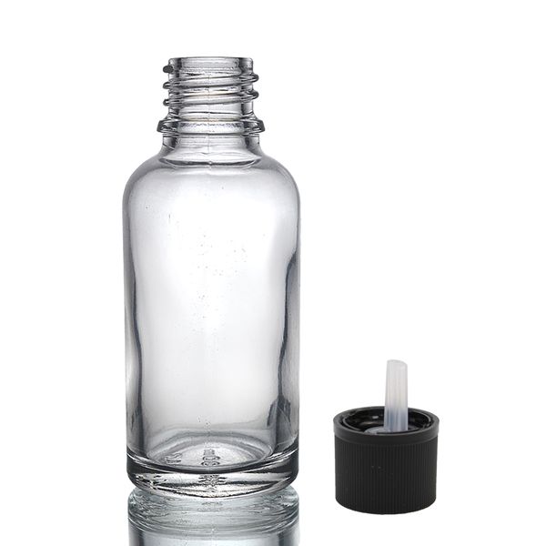 30ml Číra Sklenená Fľaška s Uzáverom s Detskou Poistkou