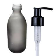 300ml Fľaštička zo Sivého skla s Pumpičkou