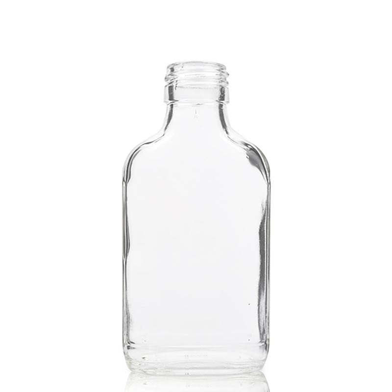 200ml  Fľaša z Číreho Skla s Hliníkovým Uzáverom