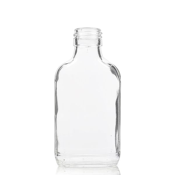 200ml Fľaša z Číreho Skla s Hliníkovým Uzáverom