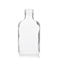 200ml  Fľaša z Číreho Skla s Hliníkovým Uzáverom