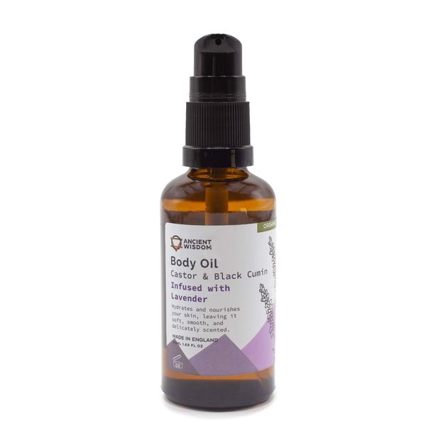 Organický Telový Olej 50ml - Levanduľa