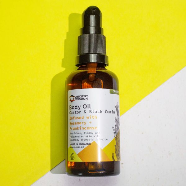 Organický Telový Olej 50ml - Rozmarín a Kadidlo