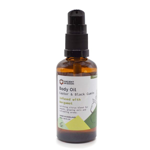 Organický Telový Olej 50ml - Bergamot