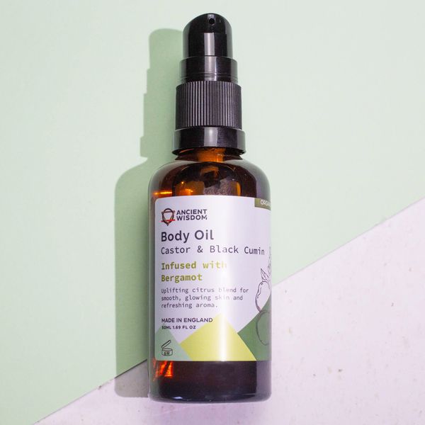 Organický Telový Olej 50ml - Bergamot
