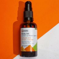 Organický Telový Olej 50ml - Mrkva a Pomaranč