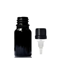 5ml Čierna Sklenená Fľaška s Kvapkadlom