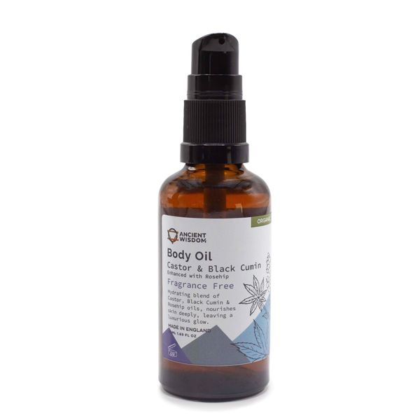 Organický Telový Olej 50ml - Šípkový (neparfumovaný)