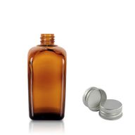 10ml Jantárová Sklenená Alchymistická Fľaša s Hliníkovým Uzáverom