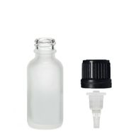 10ml Fľaška z Matného Bieleho Skla s Kvapkacím Uzáverom