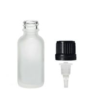 30ml Fľaška z Matného Bieleho Skla s Kvapkacím Uzáverom