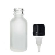 50ml Fľaška z Matného Bieleho Skla s Kvapkacím Uzáverom