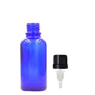 15ml Modrá Sklenená Fľaška s Kvapkadlom