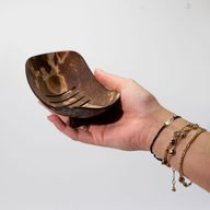 Prírodná Miska na Mydlo z Kokosu - Podlhovastá - 11 cm