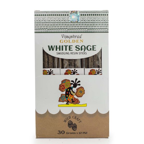 30g Golden Živicové Vonné Tyčinky - Biela Šalvia (6s)