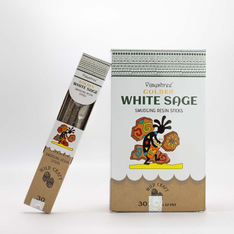 30g Golden Živicové Vonné Tyčinky - Biela Šalvia (6s)