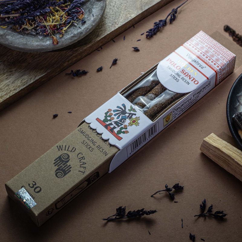 30g Golden Živicové Vonné Tyčinky - Palo Santo (6s)