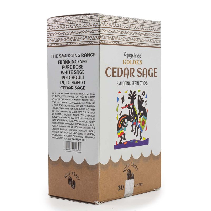 30g Golden Živicové Vonné Tyčinky - Céder (6s)