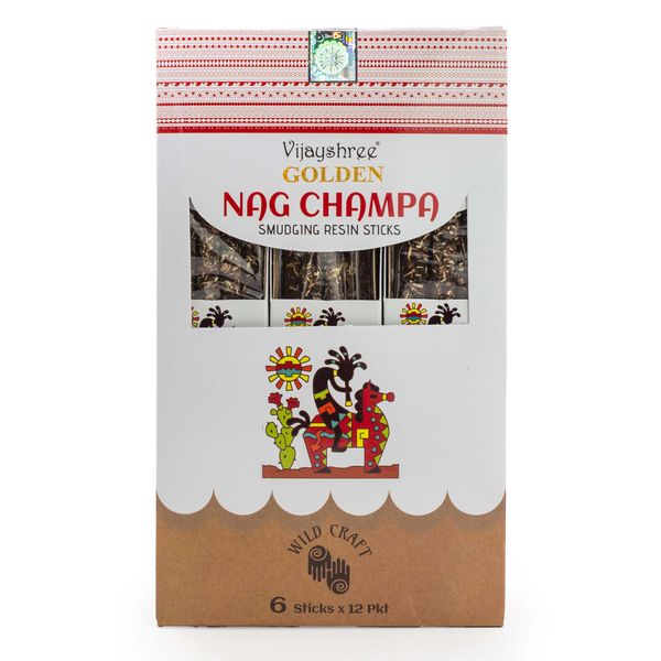 30g Golden Živicové Vonné Tyčinky - Nag Champa (6s)