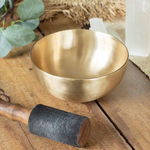 Stredná Ručne Vyrobená Spievajúca Miska Chaken (cca 500g) -15cm